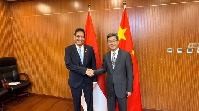 Menkeu Purbaya Temui Menkeu China di Beijing