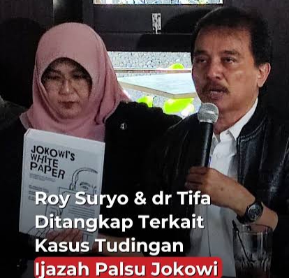Roy Suryo dan dr Tifa Ditangkap Kasus Tudingan Ijazah Palsu Jokowi Masuki Babak Baru