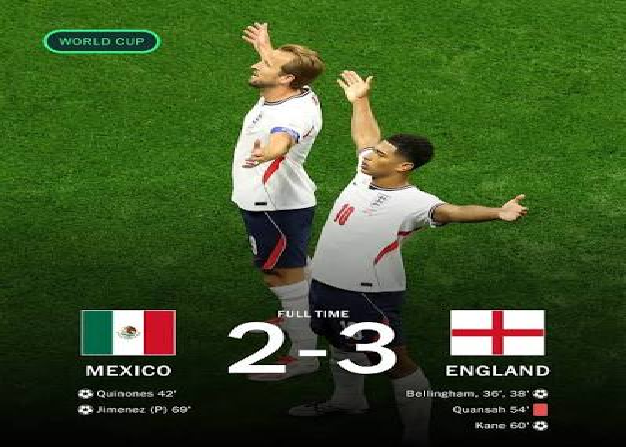 Three Lions Survive Azteca Storm! England Edge Mexico 3-2 to Seal World Cup Quarter-Final Spot