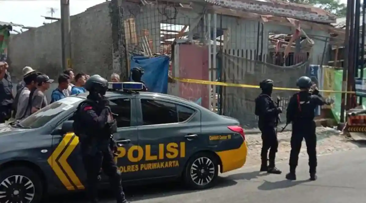 Ledakan di Toko Material Purwakarta yang Menewaskan Satu Orang, Polisi dan Tim Gegana Selidiki Penyebab