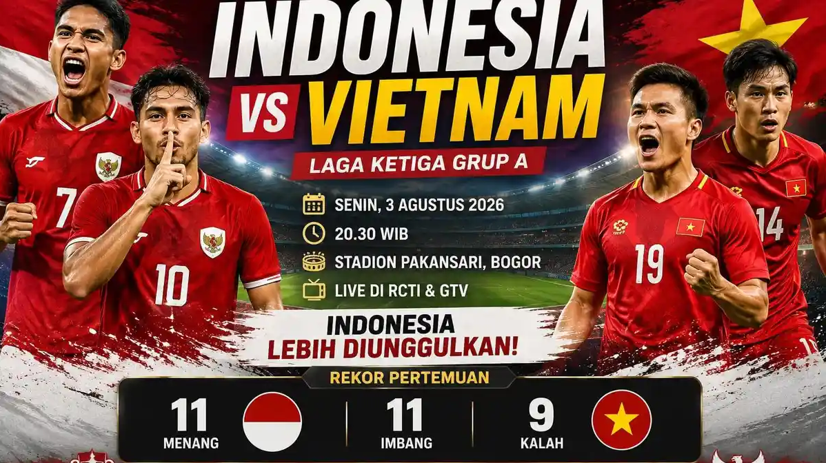 Prediksi Indonesia vs Vietnam: Garuda Lebih Dijagokan Menang di Pakansari