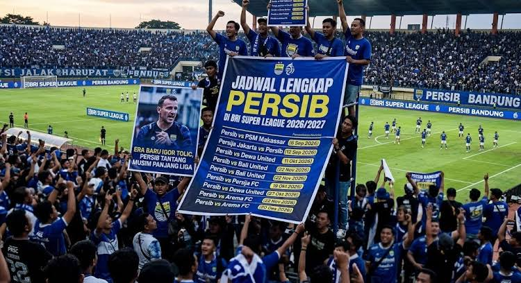 Complete schedule for Persib Bandung in the Super League 2026/2027 to May: Start of season directly against PSM and Persija