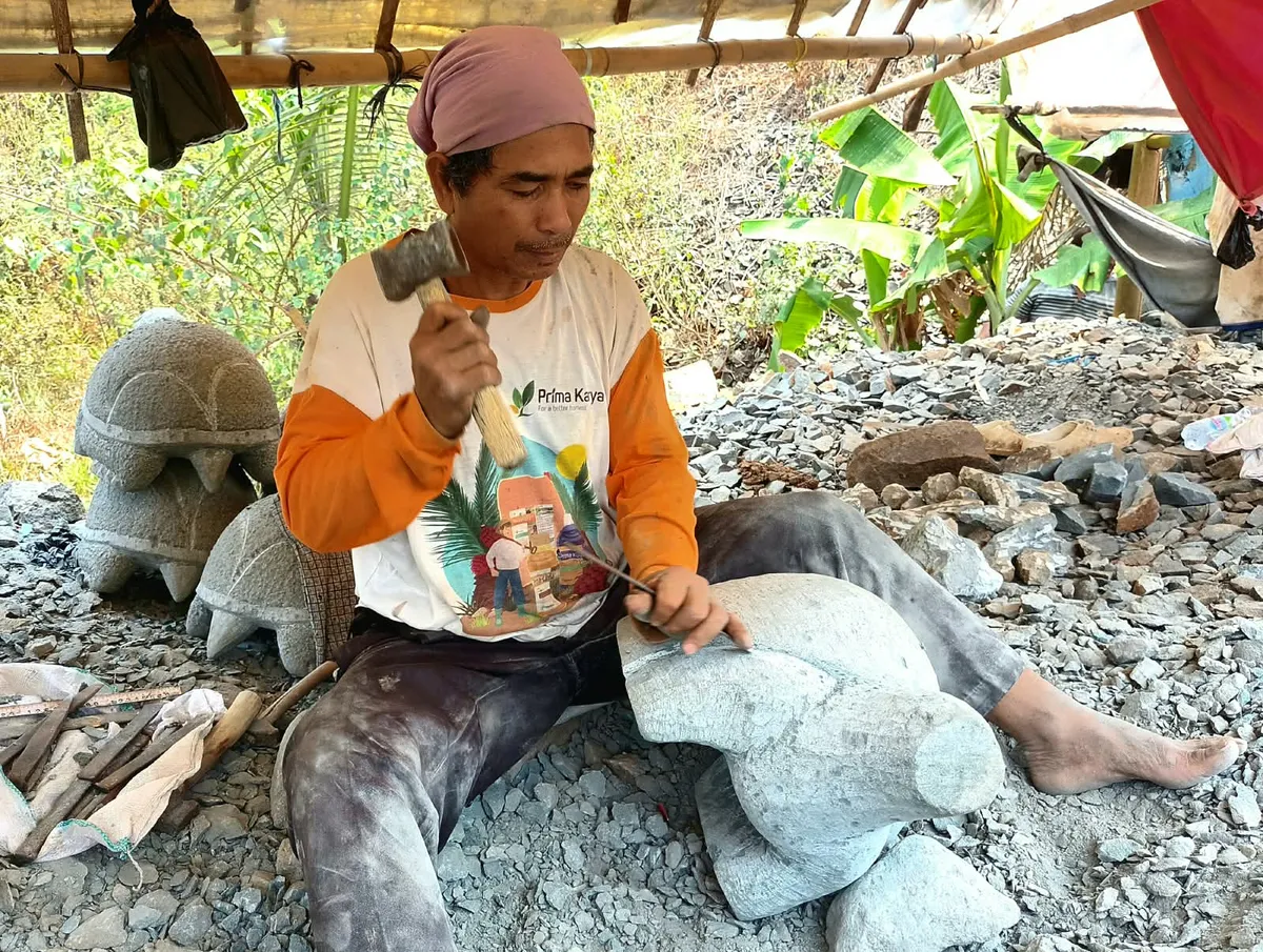 Ciawitali Cobek Made from Ancient Volcano Stone, There Are Traces of a Powerful Eruption in West Bandung